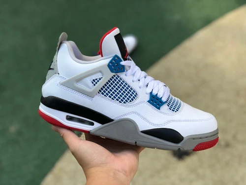 Air Jordan 4 "What The" Red Blue CI1184-146