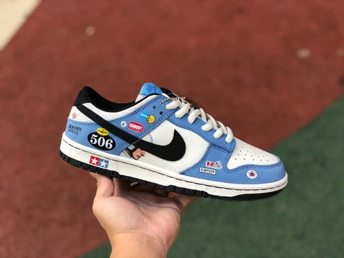 Nike SB Dunk Low "Racing Bug" White Blue TG1391