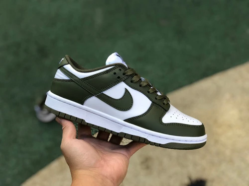 Nike Dunk Low "Medium Olive" White Olive DD1503-120