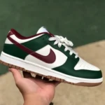 Nike Dunk Low "Gorge Green" White Green Red FB7160-161