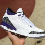 Air Jordan 3 Retro Dark Iris White Purple CT8532-105