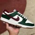 Nike Dunk Low "Gorge Green" White Green Red FB7160-161