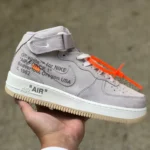 Nike Air Force 1 x Off-White Grey Suede CW2255-100