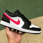 Air Jordan 1 Low Black Red DC0774-004