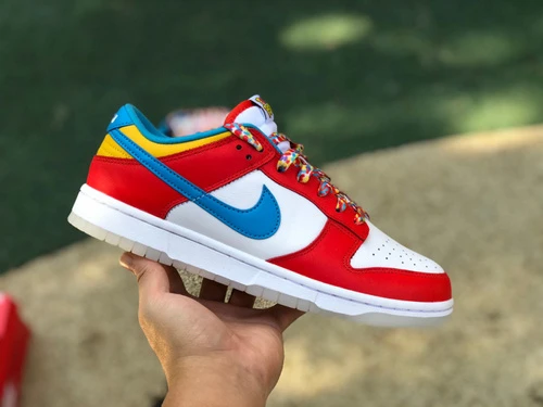 Nike Dunk Low "Fruity Pebbles" White Red Blue DH8009-600