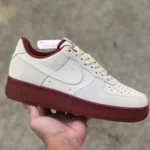 Nike Air Force 1 07 Beige/Red Suede AA1391-111