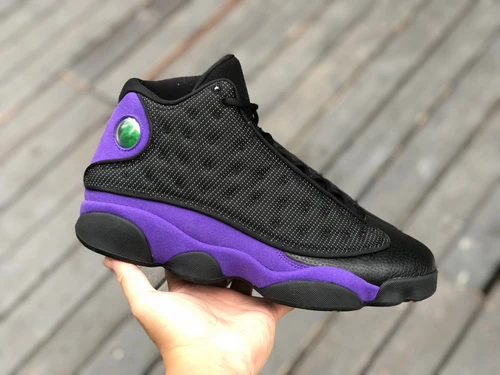 Air Jordan 13 "Court Purple" Black Purple Sneakers DJ5982-015