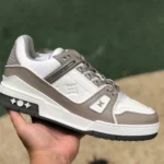 LOUIS VUITTON Trainer Grey White