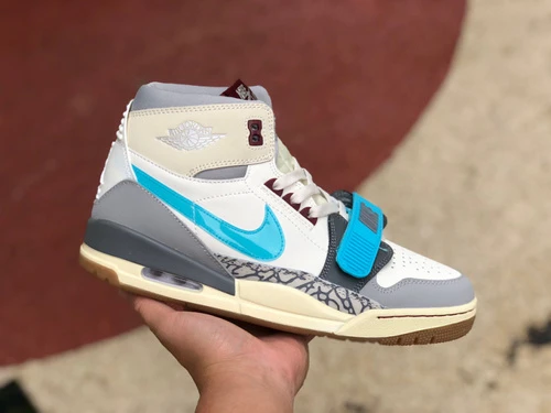 Air Jordan Legacy 312 White Grey Blue High High-Top Sneaker FB1875-141