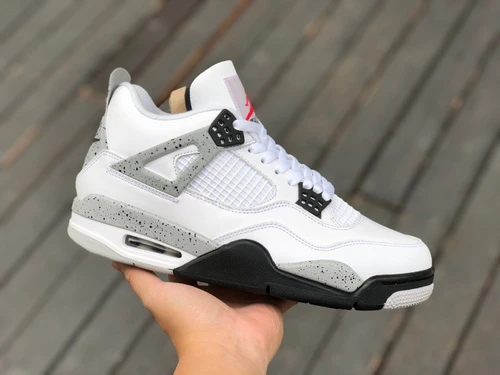 Air Jordan 4 "White Cement" AJ4 T1 Version 840606-836016-192