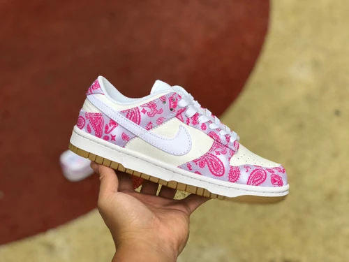 Nike SB Dunk Low PRM QS White Pink Paisley CT5053-061