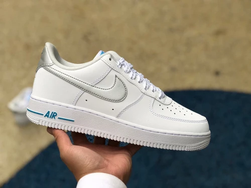 Nike Air Force 1 '07 White/Blue/Silver DR0142-100