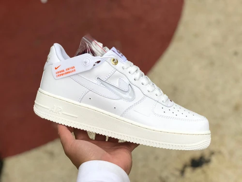 Nike Air Force 1 Beige Transparent Double Swoosh DQ7664-100