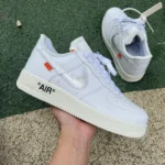 Off-White x Nike Air Force 1 White/Silver AO4297-100