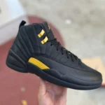 Air Jordan 12 "Black Taxi" Black Gold Sneakers CT8013-071