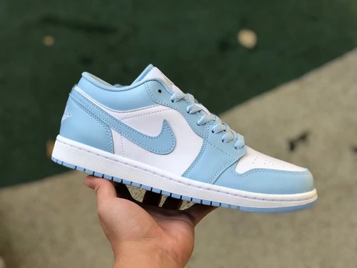 Air Jordan 1 Low Blue White Sneakers DC0774-141