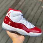 Air Jordan 11 "Cherry" White Red Basketball Shoes CT8012-116