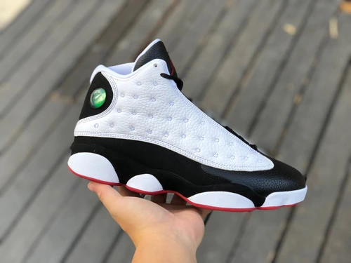 Air Jordan 13 "Panda" Black White Sneakers 414571-104