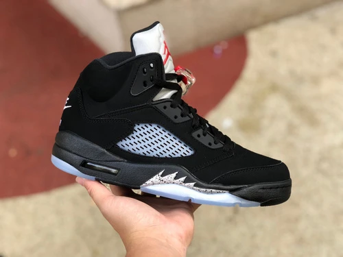 Air Jordan 5 OG "Metallic Black" AJ5 Black Silver 845035-003