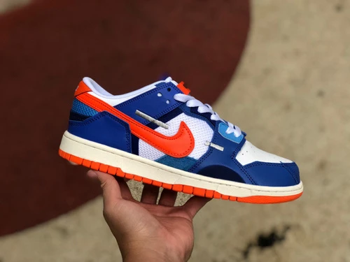 Nike Dunk Scrap "Knicks" Blue White Orange DM0128-100