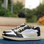 Travis Scott x Air Jordan 1 Low Black White Navy Blue CQ4277-999