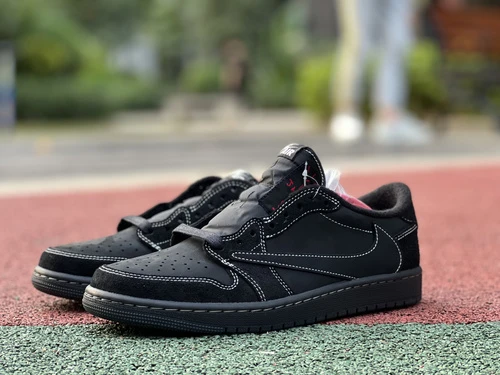 Travis Scott x Air Jordan 1 Low Black Phantom LW DM7