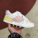 Nike Dunk Low Disrupt 2 White Pink Yellow DV4024-001