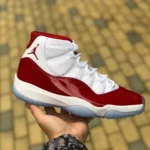 Air Jordan 11 Retro "Cherry" White Red Basketball Shoes CT8012-116