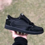 Travis Scott x Air Jordan 1 Low Black Phantom T1 DM7