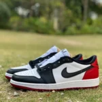 Air Jordan 1 Low "Black Toe" Iconic Low-Top Sneaker 555088-125