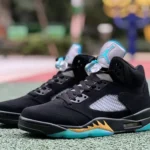 Air Jordan 5 "Aqua" Black Blue Lake Blue DD0587-047