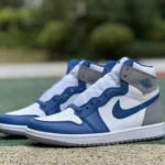 Air Jordan 1 High OG "True Blue" White Grey Blue Sneakers DZ5485-410