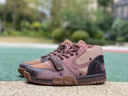 Travis Scott x Nike Air Trainer 1 "Wheat" Detachable Cover DR7515-200