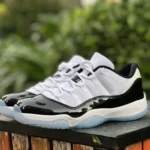 Air Jordan 11 Low "Concord" GS Black White Basketball Shoes 528896-153