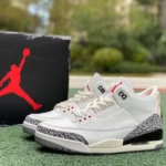 Air Jordan 3 "White Cement Reimagined" Distressed Cut Piece Version DN3707-100