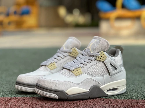 Air Jordan 4 SE Craft "Olive" Gray Rabbit T1 Edition DV3742-021