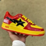 Marvel x Bape STA Red Yellow Black 1I73-191-902