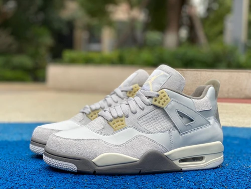 Air Jordan 4 SE Craft "Olive" Gray Rabbit Women's DV3742-021