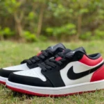 Air Jordan 1 Low "Black Toe" Classic Low-Top Sneaker 553558-116