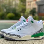 Air Jordan 3 Retro "Lucky Green" Premium Leather CK9246-136