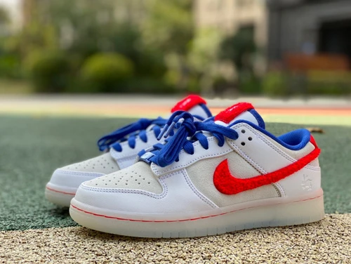 Nike Dunk Low "Year of the Rabbit" White Blue Red FD4203-161