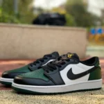 Air Jordan 1 Low Golf "Black Green" Golf Sneaker DD9315-107