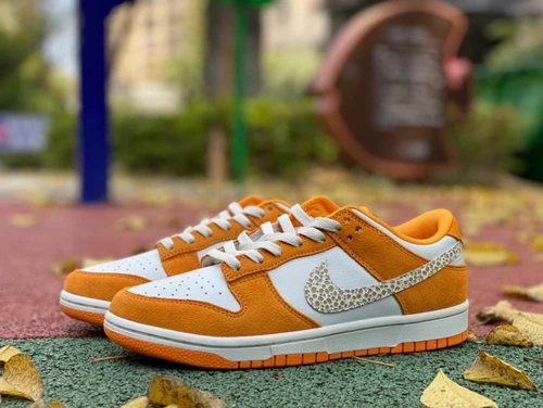 Nike Dunk Low "Grouper" White Orange Pattern DR0156-800 300