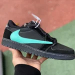 Travis Scott x Air Jordan 1 Low Tiffany Black DZ1382-001