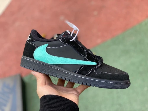 Travis Scott x Air Jordan 1 Low Tiffany Black DZ1382-001