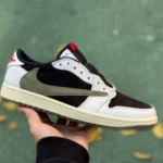 Travis Scott x Air Jordan 1 Low Olive Green DZ4137-106