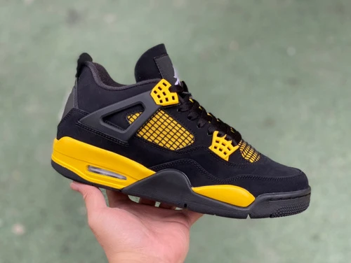 Air Jordan 4 Retro "Thunder" Black Yellow DH6927-017