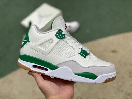 Nike SB x Air Jordan 4 "Pine Green" AJ4 Pure Version DR5415-103