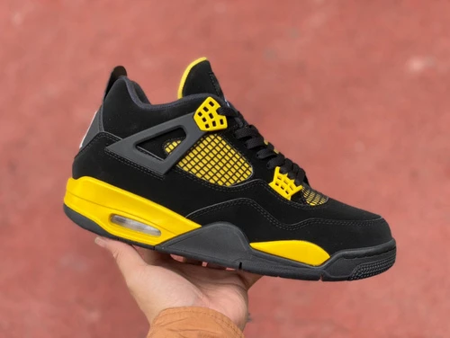 Air Jordan 4 Retro "Thunder" Black Yellow DH6927-017