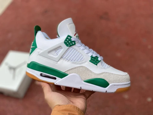 Nike SB x Air Jordan 4 "Pine Green" AJ4 Pure Version DR5415-103